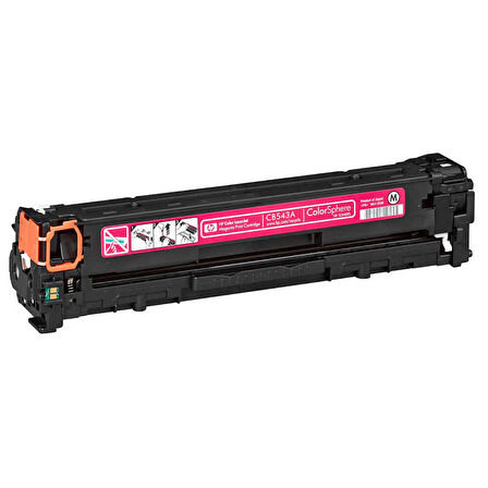 Hp CB543A (125A) Kutusuz Kırmızı Orjinal Toner