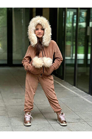 Ponpon Kadife Tak Çıkarlı Peluş Kokoş Takım