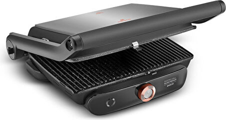 Karaca Gastro Grill Glass Premium Tost Makinesi Black Copper 2400 W