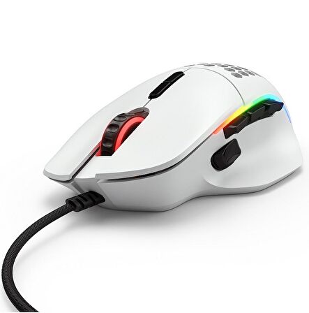 Glorious Model  I Kablolu Mat Beyaz  RGB Oyuncu Mouse GLO-MS-I-MW