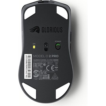 Model O 2 PRO 1K Polling Kablosuz RGB Oyuncu Mouse Siyah