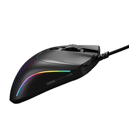 Glorious Model O 2 Mini 49 gram 6 Düğmeli Kablolu Mouse Siyah