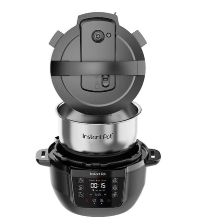 Instant Pot Mini 7'si 1 Arada Akıllı Çok Fonksiyonlu Pişirici / Multicooker - Siyah (3.8 Litre, Paslanmaz Çelik İç Hazne)