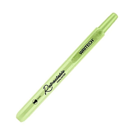 WRITECH W-805S BASMALI FOSFORLU KALEM PASTEL AÇIK YEŞİL - 12'Lİ KUTU