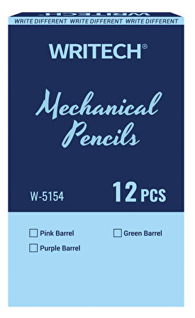 WRITECH W-5154 0,5MM MAVİ GÖVDE VERSATİL KALEM - 12'Lİ KUTU