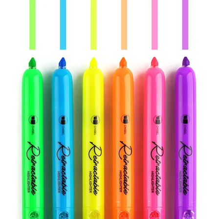 WRITECH W-805S BASMALI FOSFORLU KALEM NEON 6 RENK - 6'LI