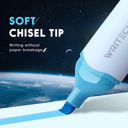 WRITECH W-8154 ASTRONOT FOSFORLU KALEM PASTEL PEMBE - 12'Lİ KUTU