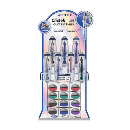 WRITECH W-784M BASMALI DOLMA KALEM (M TIP) - 43'LÜ STAND