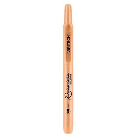 Writech W-805S Basmali Fosforlu Kalem Yedek Tüp Pastel Açik Turuncu - 12'Li̇ Kutu