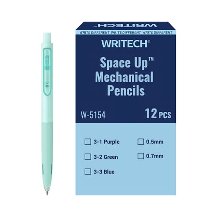 WRITECH W-5154 0,5MM YEŞİL GÖVDE VERSATİL KALEM - 12'Lİ KUTU