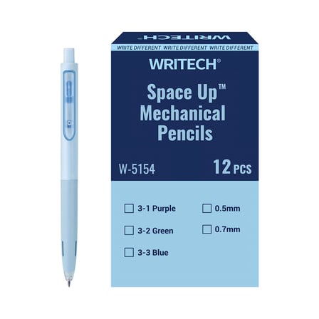 WRITECH W-5154 0,5MM MAVİ GÖVDE VERSATİL KALEM - 12'Lİ KUTU