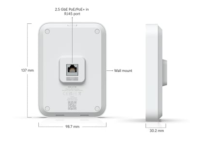 Ubiquiti U7-LR WiFi 7 Uzun Menzilli UniFi Access Point