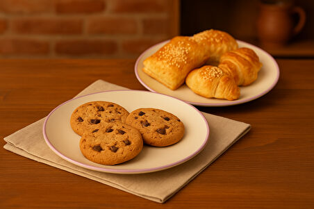 Sesamos 6 lı Pasta Seti- 20 Cm. Lila