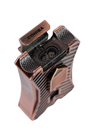 Cohiba Çift Torch Pürmüz Bronz Puro Çakmağı