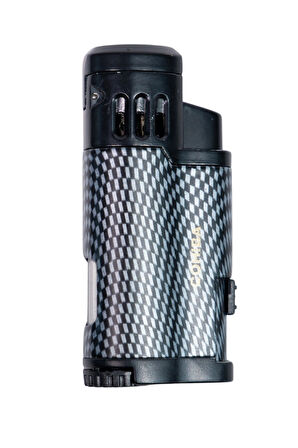 Cohiba 3 Torch Pürmüz Siyah Karbon Desenli Puro Çakmağı