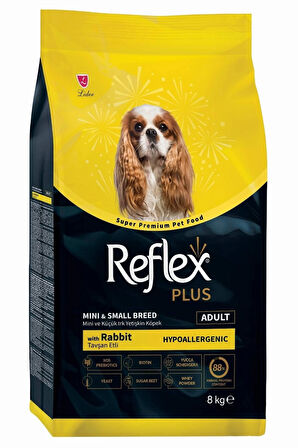 Reflex plus mini small breed adult tavşanlı 8kg(hypoallergenic) hipoalerjenik ufak ırk köpek maması