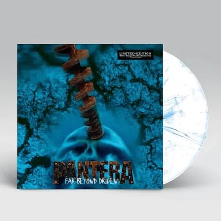 Pantera Far Beyond Driven Limited Edition (White / Blue Marbled edition) LP Plak
