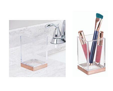 MACUN KABI MODERN ALTIN BAKIR TASARIMLI 6X6X10CM 300ML