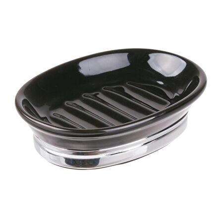 SABUNLUK SİYAH PORSELEN 14X10X4CM
