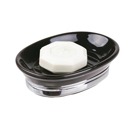 SABUNLUK SİYAH PORSELEN 14X10X4CM