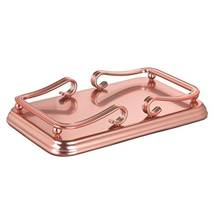 KOZMETİK,MAKYAJ ORGANİZERİ BAKIR RENKLİ 25X16X5CM