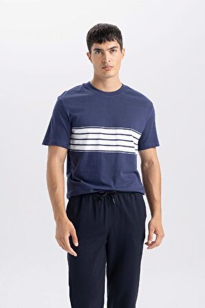 DeFacto Regular Fit Bisiklet Yaka Kısa Kollu Tişört D4798AX24AUNV163