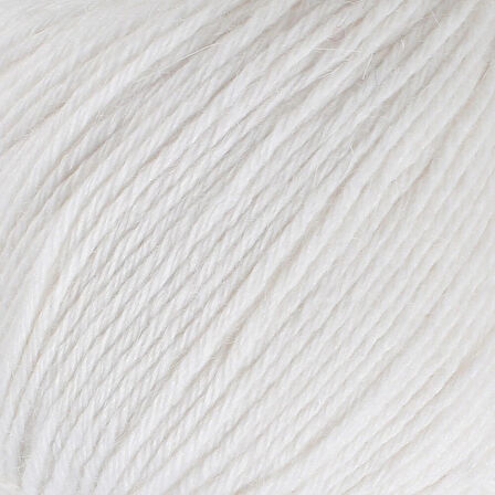 La Mia Angora 50gr Beyaz El Örgü İpi - L001 - 33804