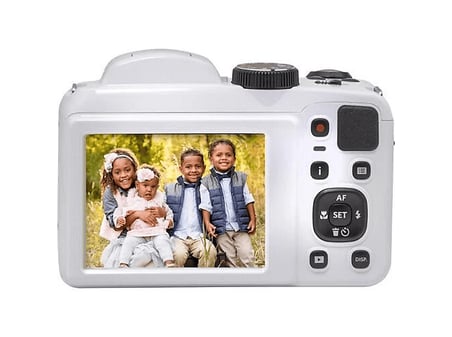 KODAK Astro Zoom AZ255/25x Yakınlaştırma Dijital Fotoğraf Makinesi Beyaz