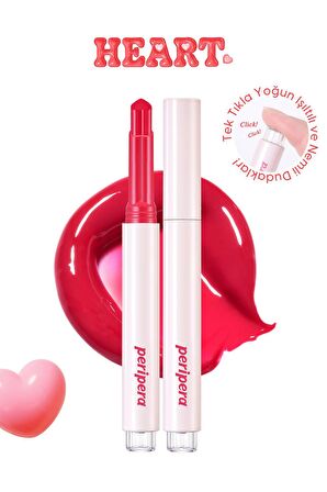 Yoğun Nemlendirici, Parlak Bitişli Balm Peripera Heart Jam Glow Lip (9Cherry Filling)(Lucky Lottery)