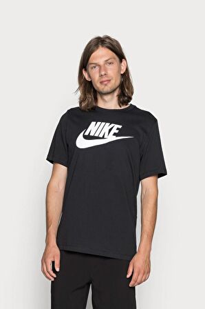 Nike Men's Sportswear Whit Swoosh Siyah Erkek Tişört