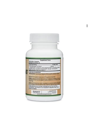 Double Wood Citrus Bergamot Extract 500 Mg 60 Kapsül