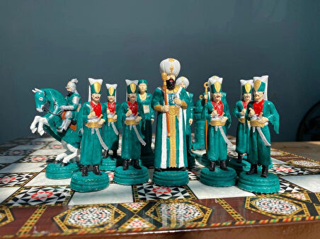 Osmanlı temalı satranç seti