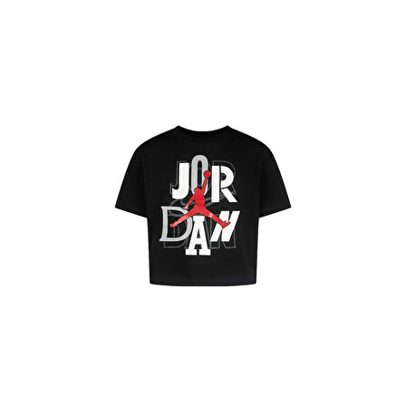 Jordan Jdg Outside The Lines Ss Tee Çocuk T-Shirt 45C202-023 Siyah