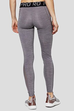 Nike Pro Tigh Fit Full Length Leggings Toparlayıcı Tam Boy Gri Tayt