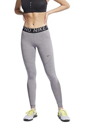 Nike Pro Tigh Fit Full Length Leggings Toparlayıcı Tam Boy Gri Tayt