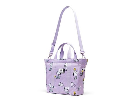 Herschel PEANUTS Omuz Çantası-En: 27,3 Cm, Boy: 26,4 Cm, Derinlik: 10,16 Cm 11824-07759 Mor