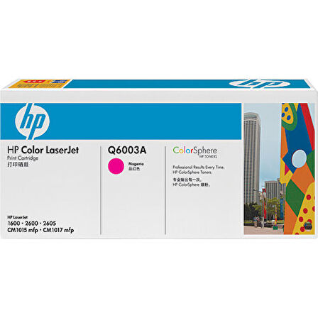 Hp Q6003A (124A) Kırmızı Orjinal Toner