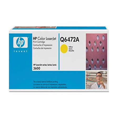 Hp Q6472A (502A) Sarı Orjinal Toner