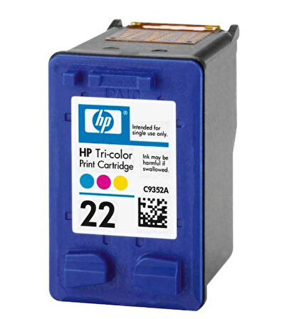 Hp C9352AE (22) Renkli Orjinal Kartuş