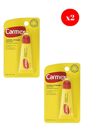 Carmex Classic Lip Balm Medicated 10 Gr X2 ADET