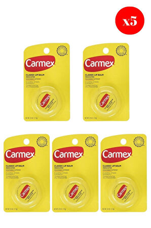 Carmex Classic Lip Balm Medicated 7,5 gr X5 ADET