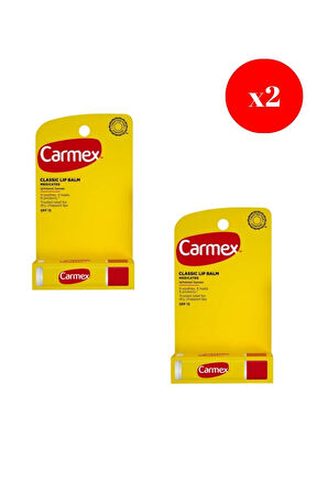 Carmex Classic Lip Balm Medicated 4,25 Gr X2 ADET