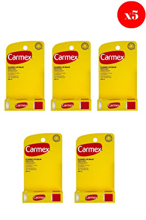 Carmex Classic Lip Balm Medicated 4,25 Gr X5 ADET