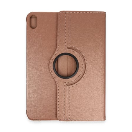 Apple iPad 2025 10.9 10.Nesil (A16) Kılıf 360 Tablet Deri Kılıf - Rose Gold