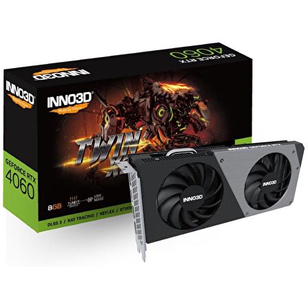 Inno3d Twin x2 RTX 4060 128 Bit GDDR6 8 GB Ekran Kartı