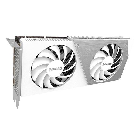 Inno3D Nvidia Geforce RTX4060Ti Twin x2 OC 16GB White 128Bit GDDR6 Ekran Kartı (N406T2-16D6X-178055W)