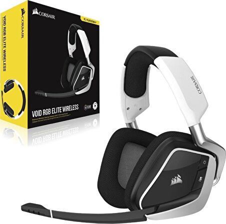 Corsair Void Elite Mikrofonlu Stereo RGB Gürültü Önleyicili Oyuncu Kulak Üstü Kablosuz Kulaklık