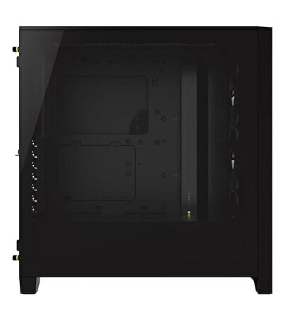 CORSAIR CORSAIR CC-9011204-WW ICUE 4000X RGB TEMPERLI CAM YAN PANEL MID TOWER BILGISAYAR KASASI SIYAH