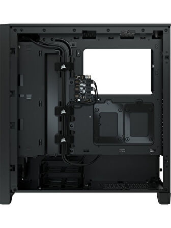 Corsair BKC-1204 iCUE 4000X RGB Tempered Glass Mid-Tower Siyah Bilgisayar Kasa CC-9011204-WW OUTLET