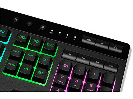 CORSAIR CH-9226765-TR K55 RGB Pro Türkçe Oyuncu Klavyesi